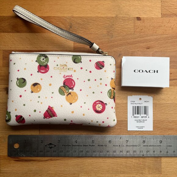 Coach Wristlet Holiday Print - Picture 3 of 7